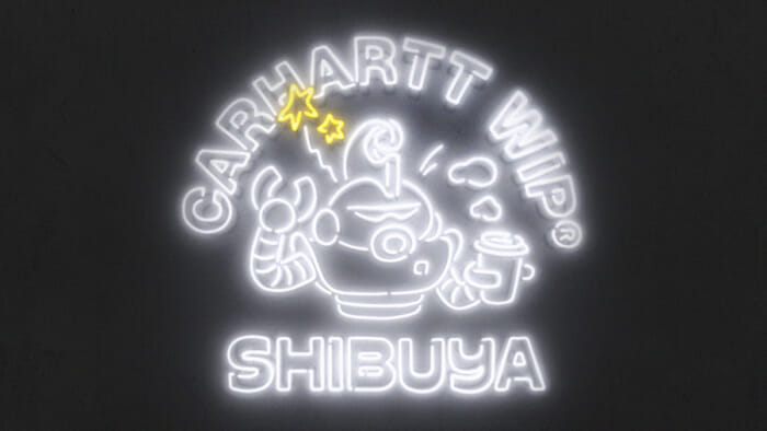 カフェスペースやDJブースが併設するモダンな空間。カーハートWIPの新たな旗艦店が渋谷にグランドオープンします。