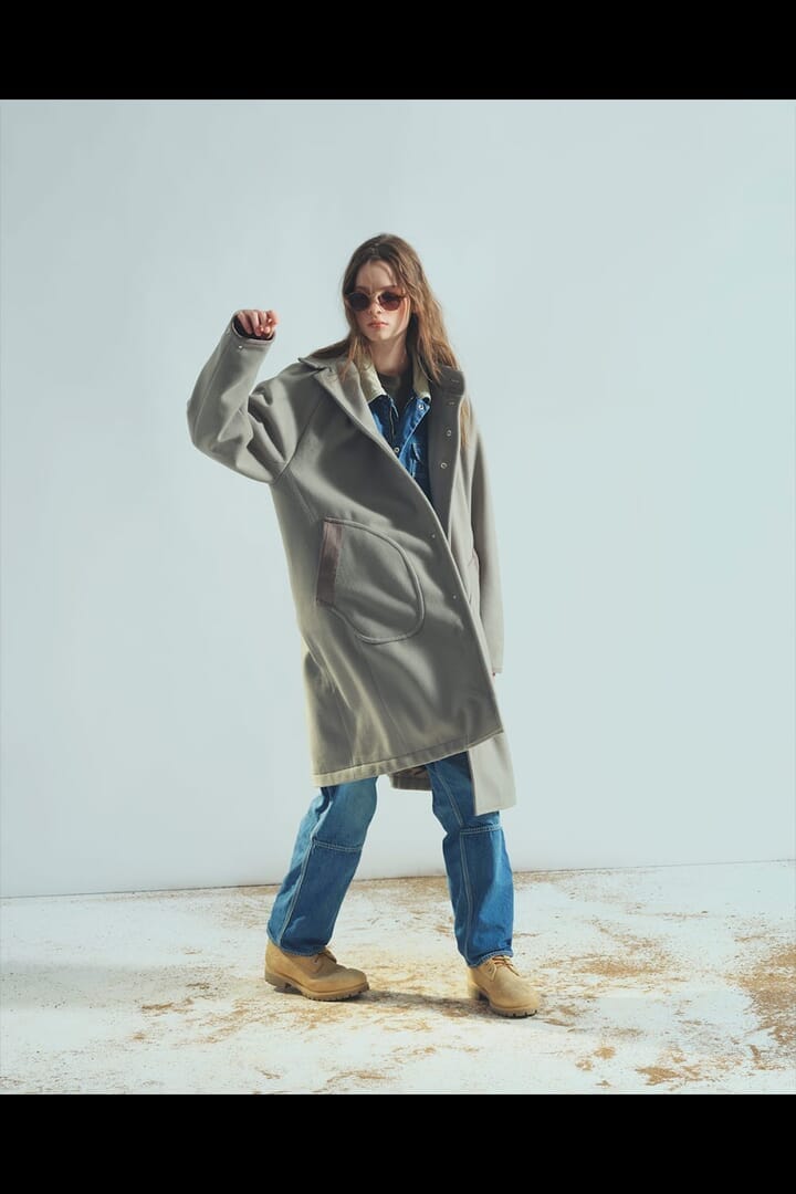 美品 nonnative UK7 Mizuno × nonnative WAVE MUJIN TL MID GTX “OFF WHITE