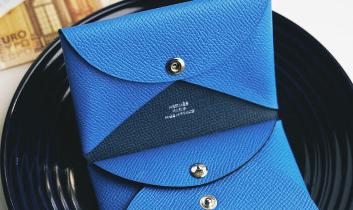 Series "Aspiring Masterpieces" No.369 A Hermes wallet folded like origami.