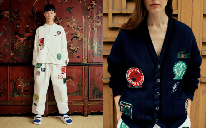 A special collection by Clotte and Lacoste that connects the East and the West through fashion. A total of 16 items will be presented.