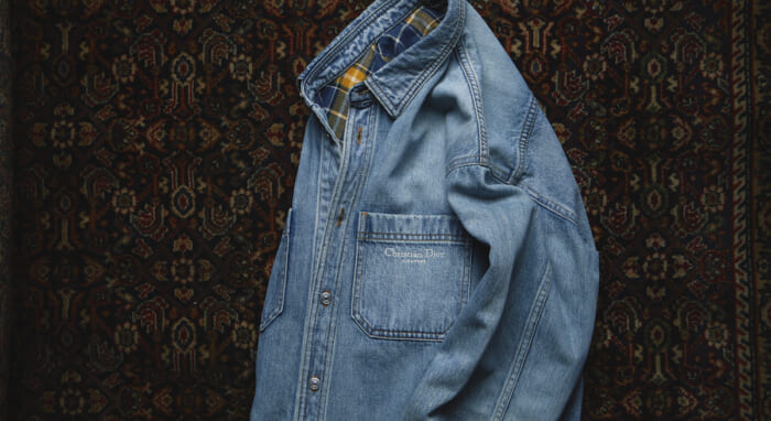 Serialized "The Best of the Best" No.376 Dior denim shirt with back.