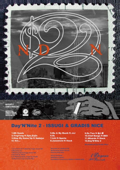 ISSUGIとGRADIS NICEによる『Day’N’Nite 2』がついにリリース。11月のWWW Xを皮切りに全国ツアーもスタートします。