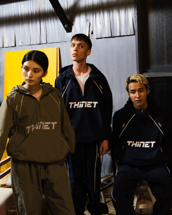 Shinnet and stylist Keisuke Morita's collaborative pop-up is now being held at Shibuya PARCO. Vintage football wear is also available for sale.