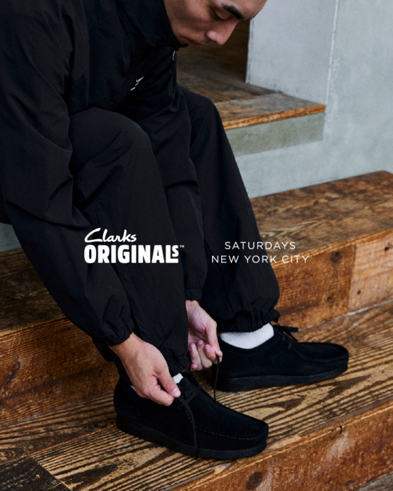 Saturdays New York City customized Wallabies. A classy pair with subtle accents.