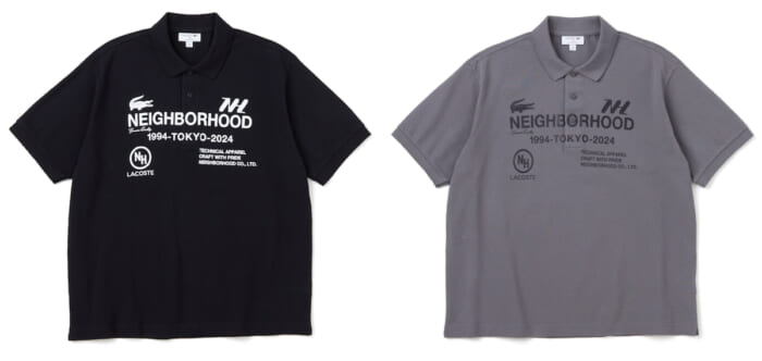 If only Neighborhood's 24SS had a collaboration with Lacoste. Polo shirt L.12.12 took on a special look.