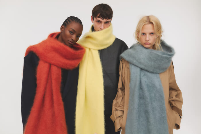 50色展開。カシミア100%のマフラーブランド・イーファーのポップアップが各所で開催されます。