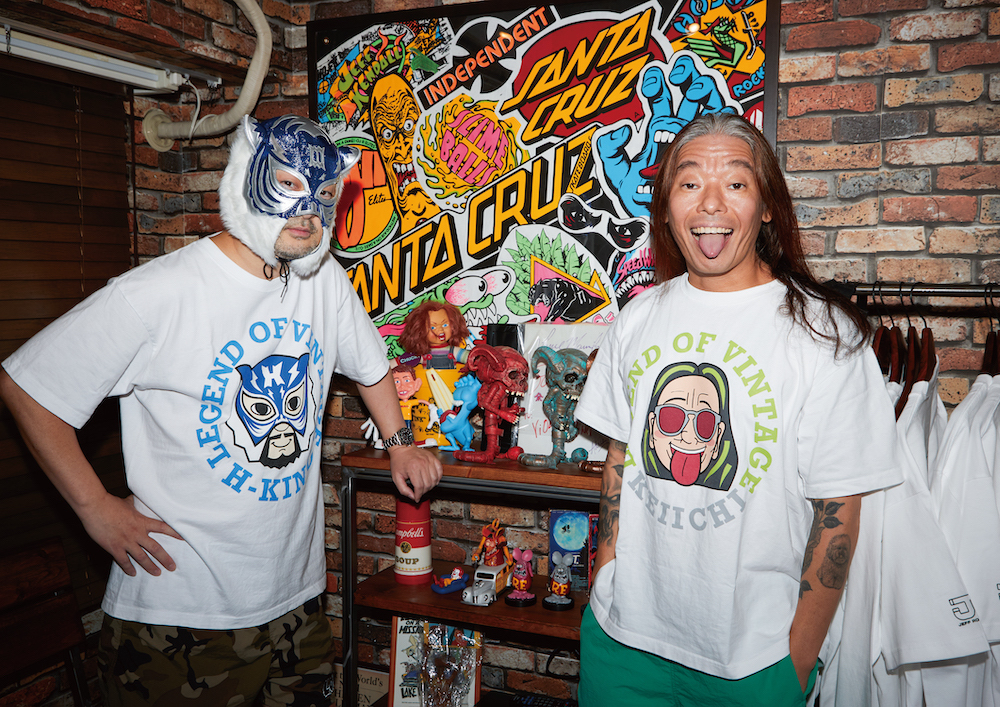 A textbook of vintage T shirts A photo book of Legend of Vintage collection in one volume will be available at Mortar in Shibuya. news HOUYHNHNM Huinamu