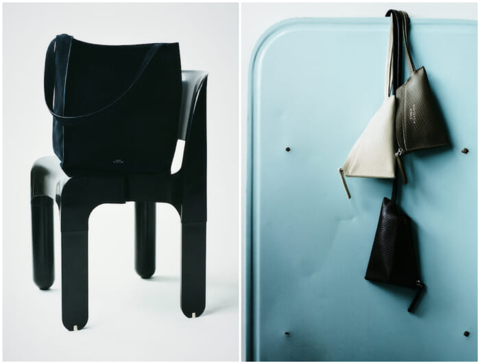 平日も休日も、こんなバッグと。スタジオ ニコルソンのバッグコレクション第二弾も心地いい線が走ってます。