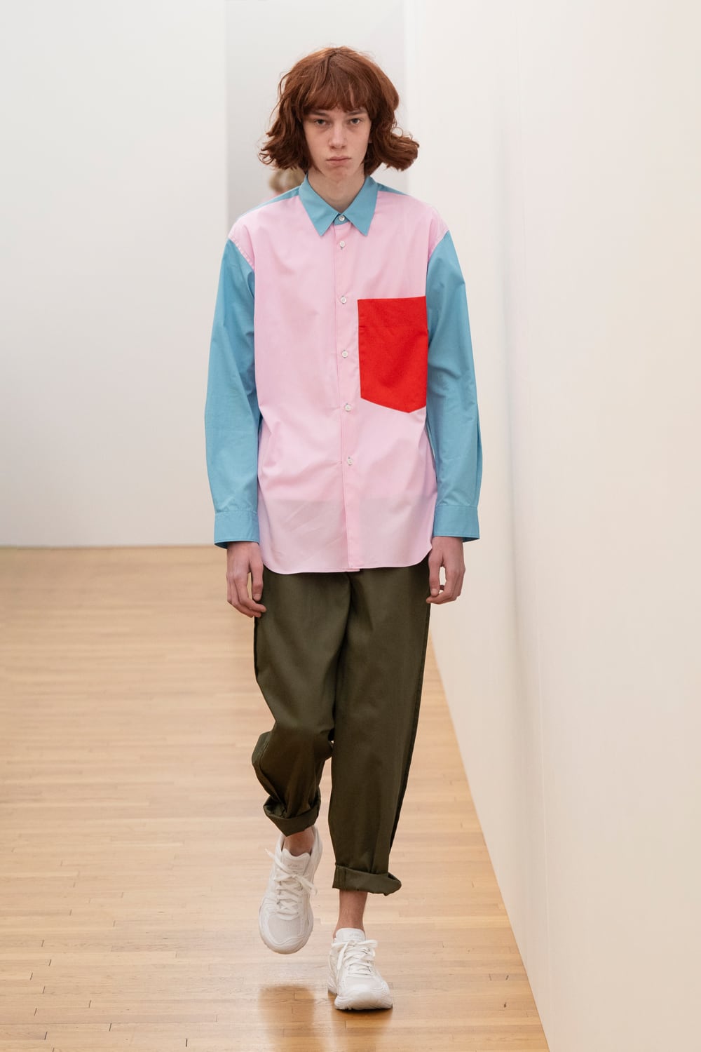 2025 FW 新作 コムデギャルソン ポリエステル ギンガム　シャツ 2025 FW 新作 コムデギャルソン ポリエステル ギンガム シャツ - メルカリ