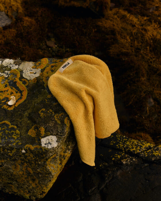 Bath time and life are now higher quality. Tekla is launching a heavyweight terry collection.