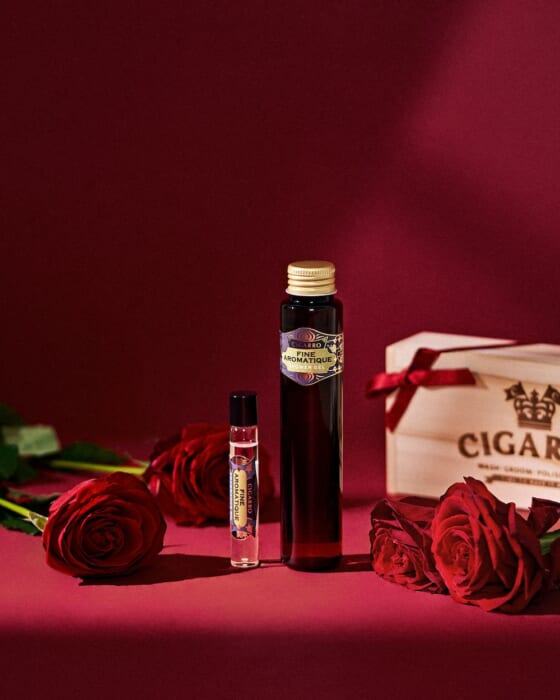 Special love and fragrance for Valentine's Day. From the men's fragrance brand Cigarro comes a gift set.