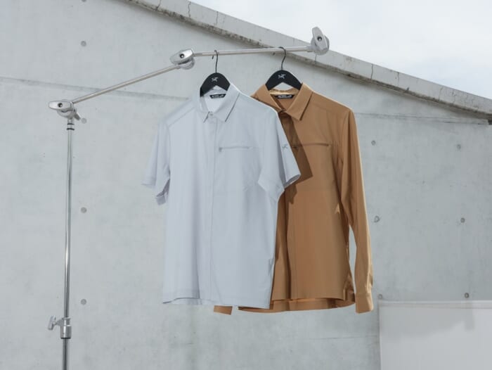 無駄を削ぎ落としたアークテリクスのテクニカルシャツ。シルエット新たに再登場します。