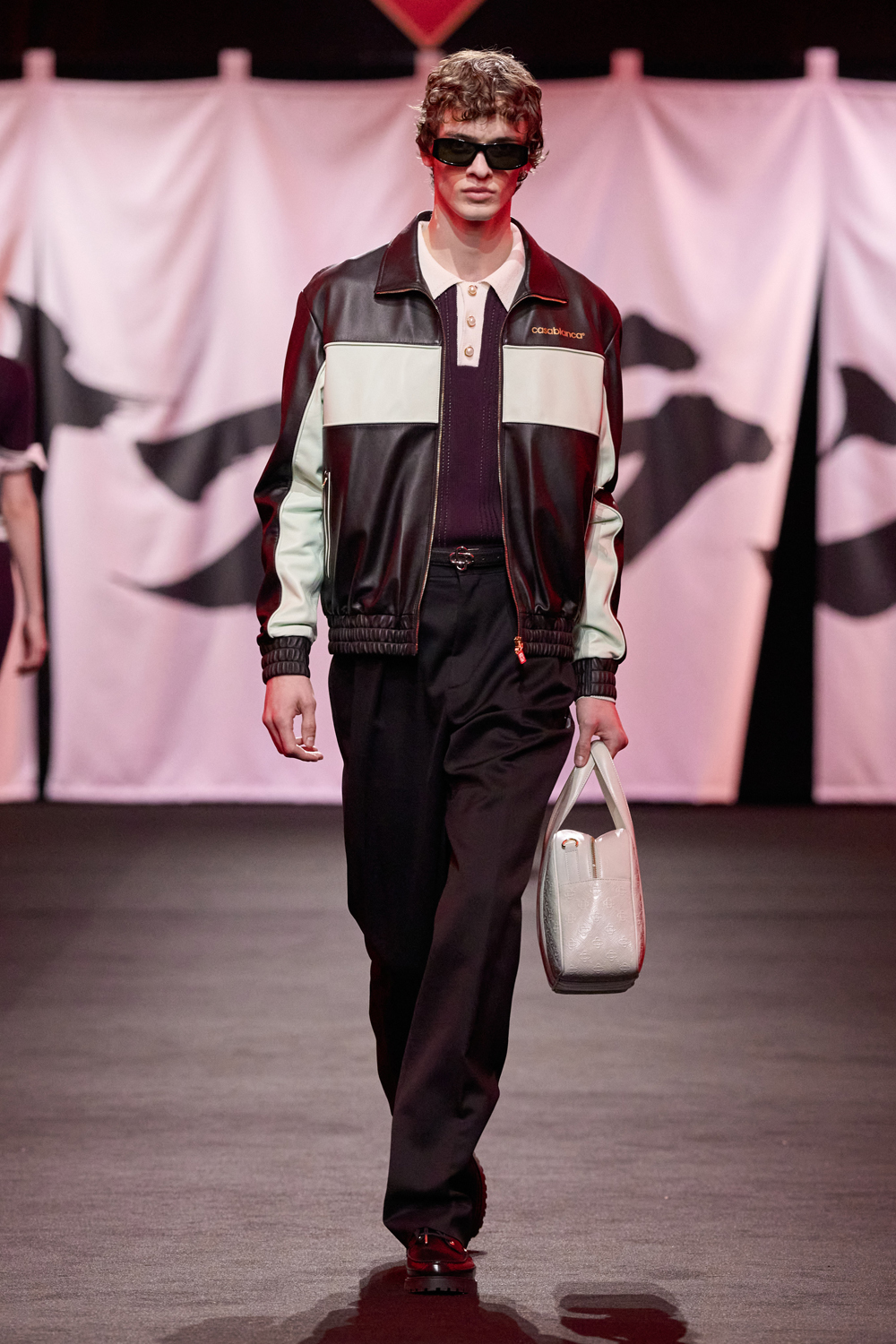 Casablanca カサブランカ FW23 CUBAN COLLAR LONG SLEEVE SHIRT