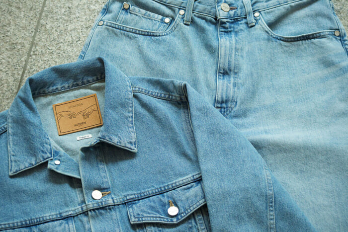 The base model is that masterpiece. This is a special order denim set-up from Estnation and Osen Japan, with a choice of silhouettes.