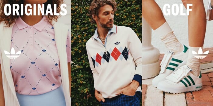 グリーンに映えるトレフォイル。アディダスからゴルフのコレクションが登場しました。