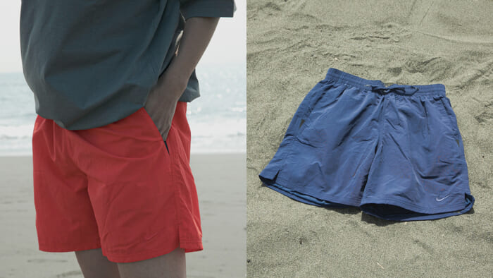 Leave it to Nike Swim for both sea and land! How about shorts in a variety of colors available only at Urban Research Doors?