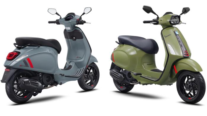 Mods will love the new colors of 2025. Now is the time to ride the Vespa on the streets!
