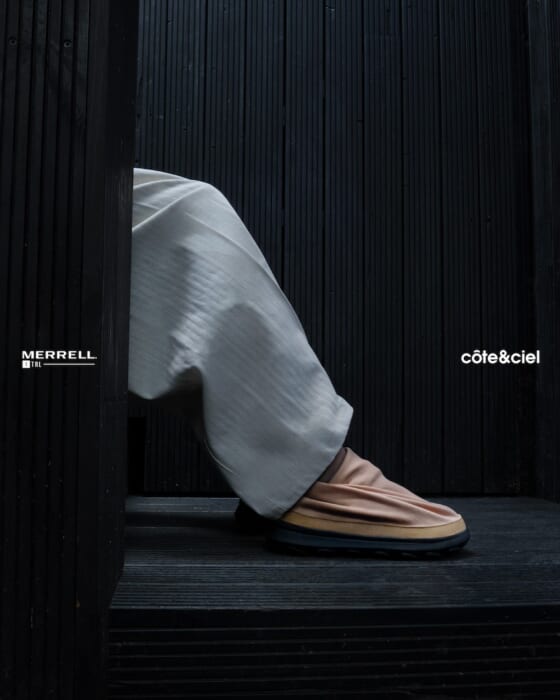 Inspired by the clouds surrounding Mt. Fuji, this is the first collaboration between Côte-et-Ciel and Merrell Wantir Elle.