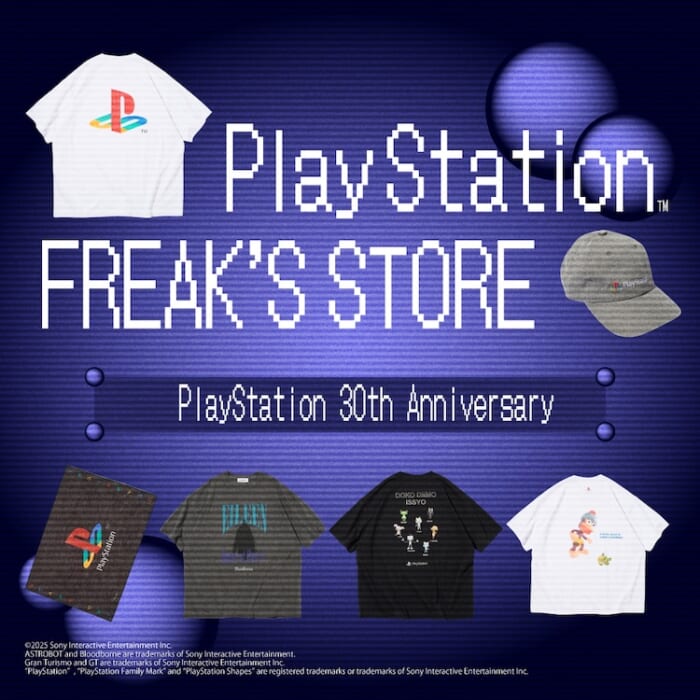プレイステーション™は誕生30周年! フリークス ストアが節目を祝うTシャツをつくりました。