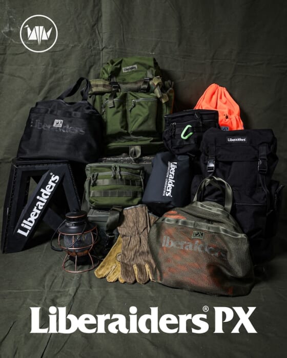 From daily life to outdoor play. The new collection of Liberaders PX is a collection of things that you would be happy to have.