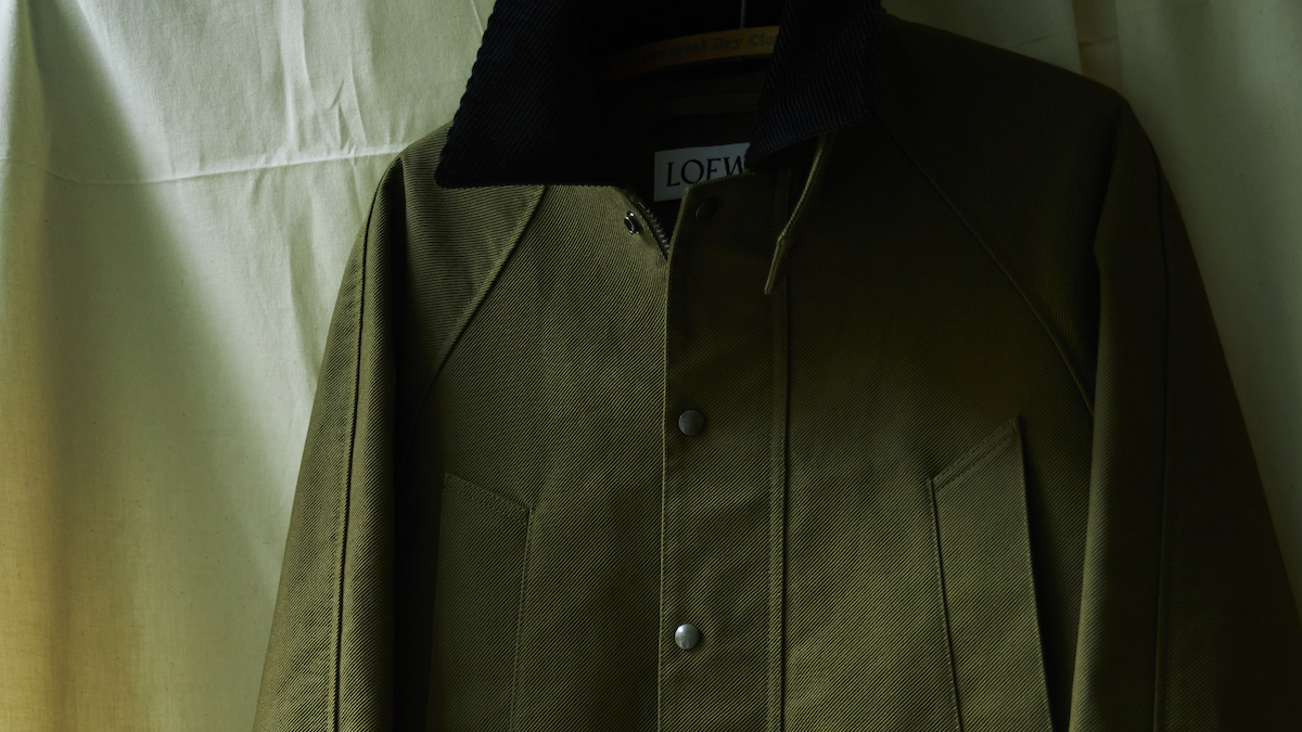 連載「憧れの逸品」No.417 ラギッドラグジュアリーなロエベのジャケット。