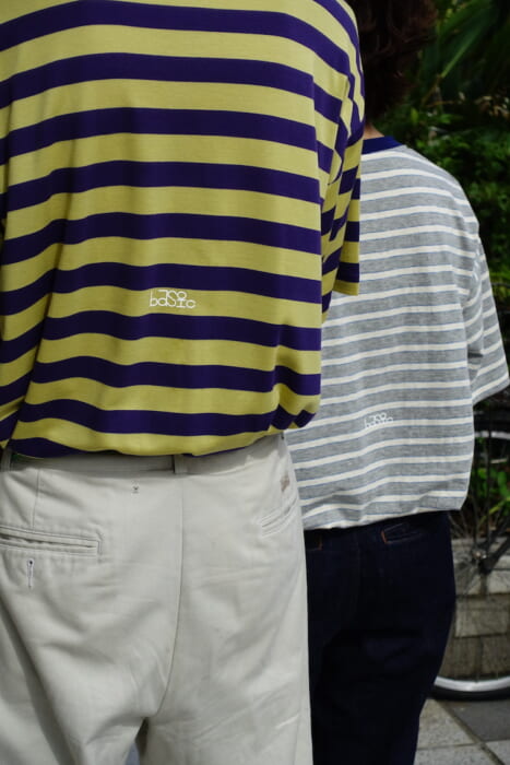 Roughing up the border T, making it pop. What is DPC BASIC, the apparel line of Dill Pickle Club?