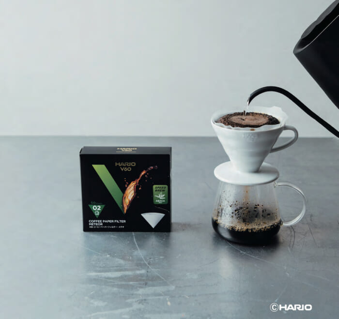 このコーヒー、いつもより美味しい。違ったのは紙でした。ハリオ渾身のペーパーフィルターです。