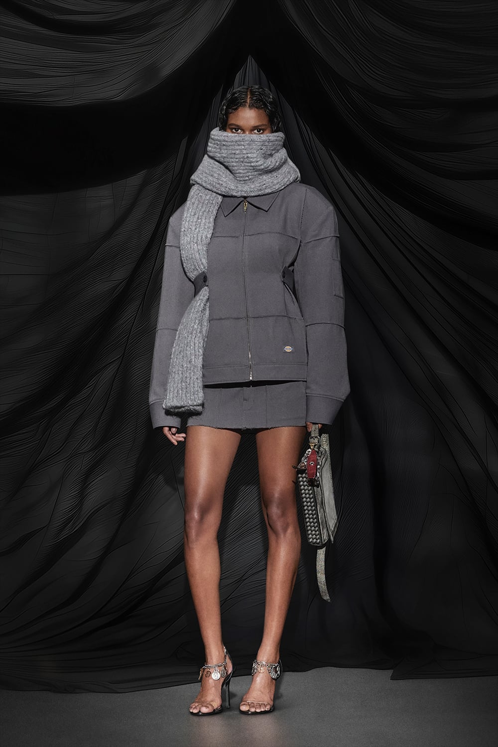 ALEXANDER WANG ワンショルダーブラックミニドレスCA00885 alexanderwang | HOUYHNHNM (HOUYHNHNM)