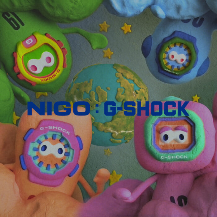 Both leading figures in the street scene have launched a global project, NIGO®:G-SHOCK.