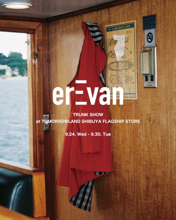 Expressing a stylish resort atmosphere with today's mood. Elevant from St. Tropez in southern France is currently holding its first trunk show in Japan.