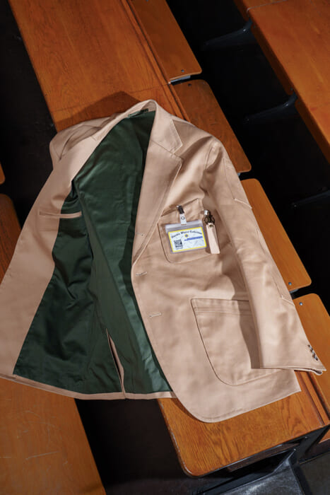 JACKET by YUTASETOGAWA, one-of-a-kind jackets tailored from deadstock fabrics, will be dropping soon.
