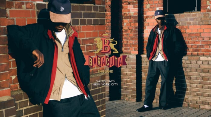 Saturdays New York City and Barracouta collaborate for the first time. This is the kind of swing top you want to wear now.