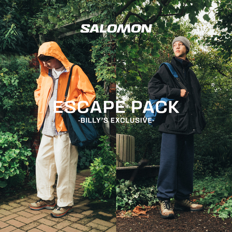 Blurring the boundaries between nature and the city. Billy's now offers limited edition colors of Salomon's popular shoes.