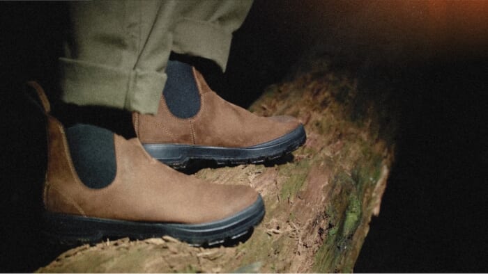 Wear Tough. Brandstone and Filson's special side gore boots are now available.