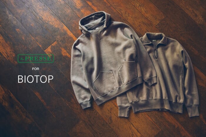 ヴィンテージのディティールを忠実に再現。ビオトープとアプレッセだからこそできる、秀逸な別注アイテムが登場です。