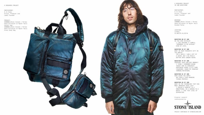 ストーンアイランドとポーターがつくる特別な品々。バッグに加えて、フーデッドパーカやカーゴパンツも登場！