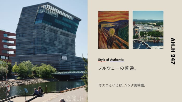 【AH.H] Ordinary Norway. Case 150 Oslo is the Munch Museum.