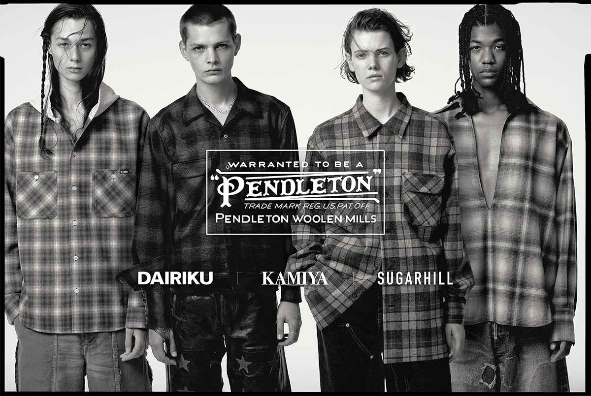 What would Dailik, Kamiya, and Sugar Hill each design on Pendleton's iconic American-made check fabric?