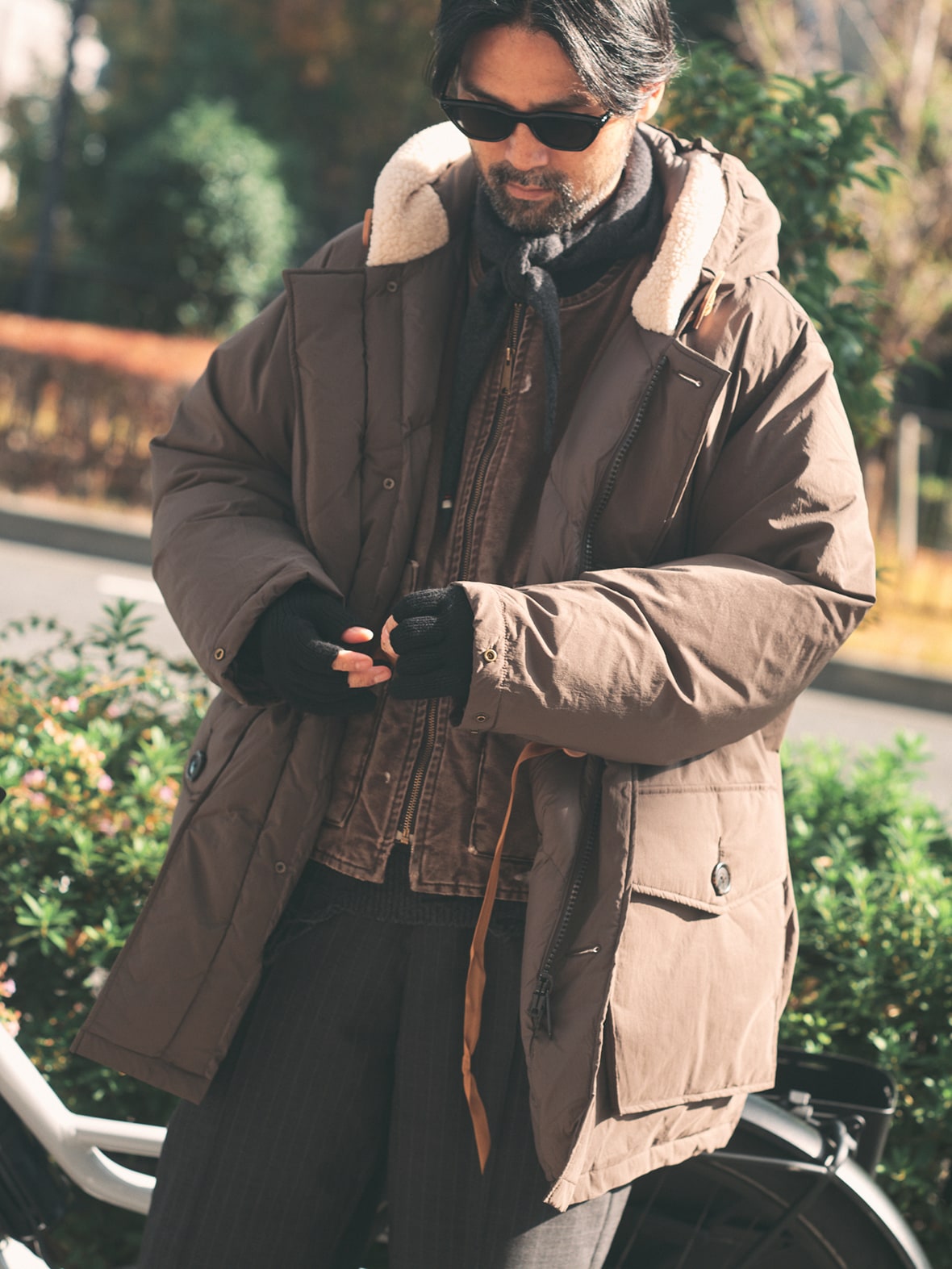 非売品!! wool rich(ウールリッチ)/木製/広告ディスプレイ/看板 ウールリッチを街で着こなす4人のウィンタースタイル。 | feature