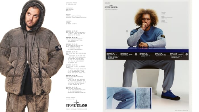 Stone Island's Spring/Summer 2026 season opens! First drop is down jackets and knits with outstanding processing.