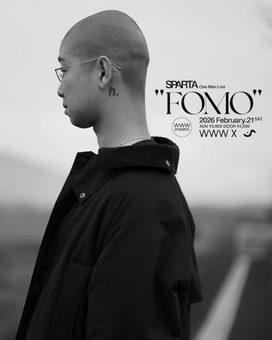 前回からおよそ4年。2月のWWW Xでのワンマンライブで、SPARTAがラッパーとしてのいまを提示します。