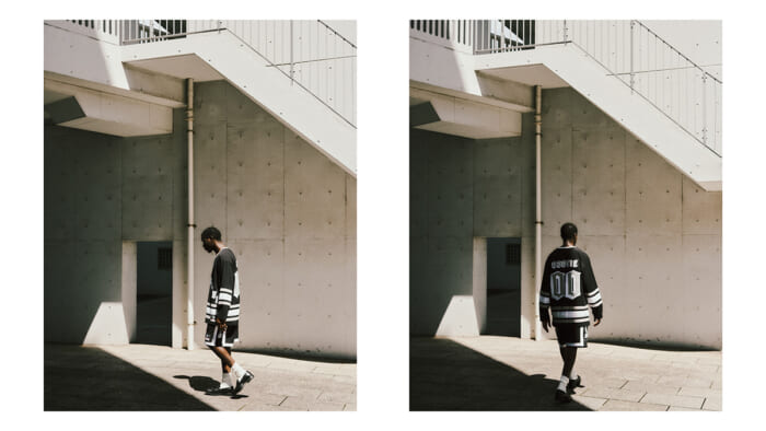 ストリートに映えるブラック×ホワイトのコントラスト。クーティーとミッチェルアンドネスがコラボしました。