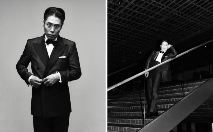 令和ロマン・髙比良くるまが着こなすシュガーヒルのタキシード。ゾゾヴィラで20着を限定リリース。