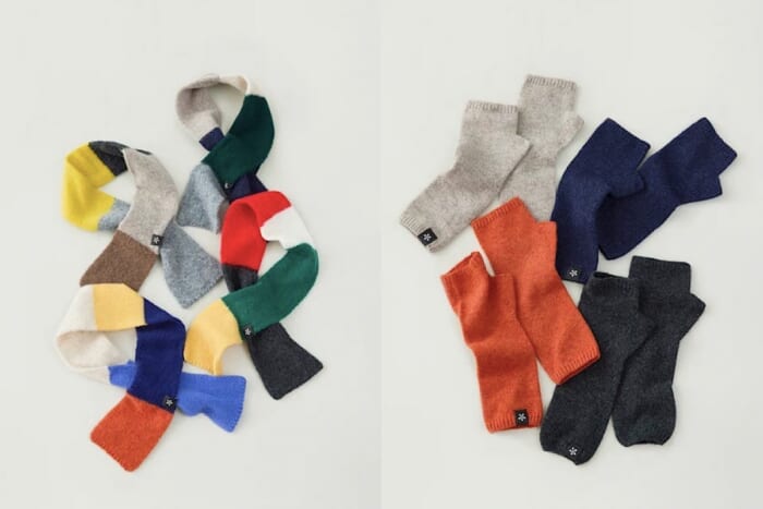 カレドアーが、英国ブランド・ロバートマッキーに別注。どんなアウターにも似合う、ブラッシュドウールの冬小物ができました。