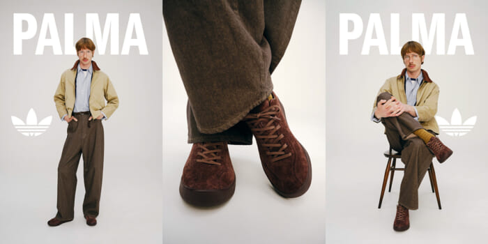 新旧のいいとこどり。アディダスオリジナルスの「PALMA」が現代的なアップデートを遂げて復刻発売。