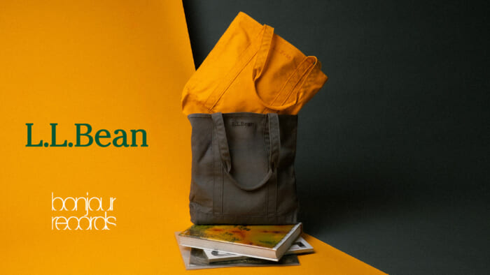 エル・エル・ビーンとボンジュールレコードの別注トートバッグが新色をまとって再び登場。とにかくサイズが“ちょうどいい”んです。