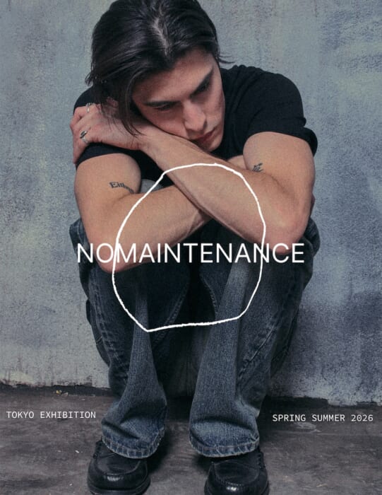 ノーメンテナンスが伊勢丹新宿店メンズ館でポップアップを開催。最新コレクションが一堂に揃います。