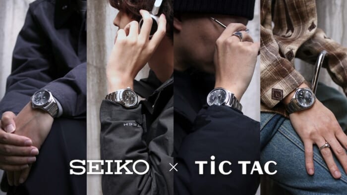 チックタックとセイコーの、あの名品をアップデート。あらゆるスタイルになじむオーセンティックな一本です。