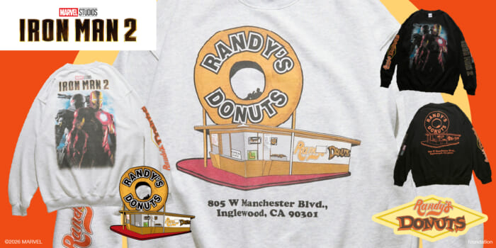 『アイアンマン2』の名シーンがモチーフ。フリークス ストアの映画企画より、計5型のスペシャルアイテムがリリースされます。