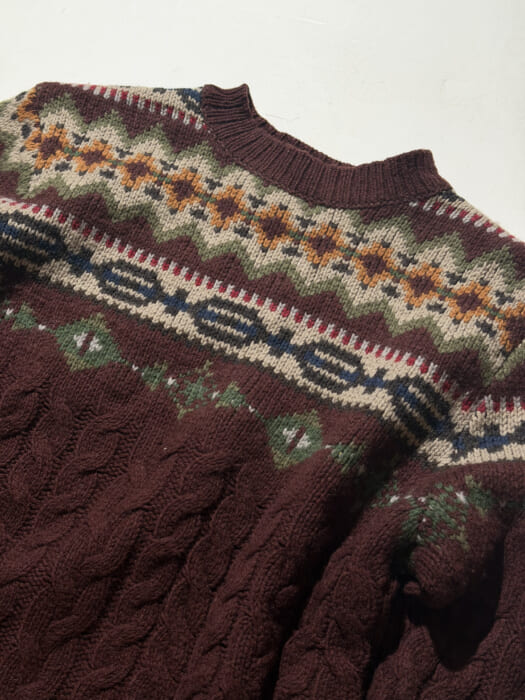 【Commune H フリマ】まだまだ冬は終わらない！ 駆け込みでリーバイスのノルディックニットをどうぞ。